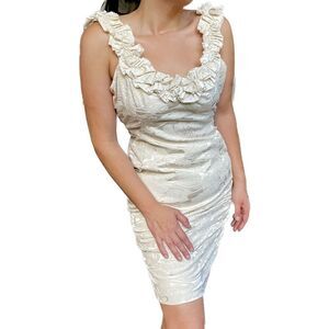 Maggy London - Size 4 ruffled minidress